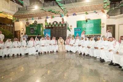 بحضور مسؤولين وسفراء ووجهاء وأعيان من مختلف محافظات المملكة :د.علي الناقور يحتفل باليوم الوطني السعودي (95)