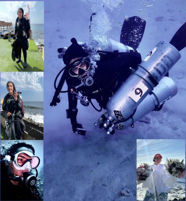 كسرت حدود المستحيل في البحر الأحمر ..   “غيداء” أول سعودية تلامس أعماق البحر بتسجيل 127 متراً