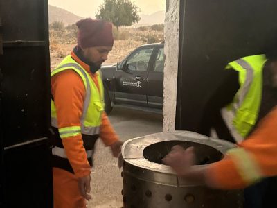 ‏بيئة الطائف تضبط مسلخ دواجن مخالف وتُتلف منتجات مجهولة المصدر