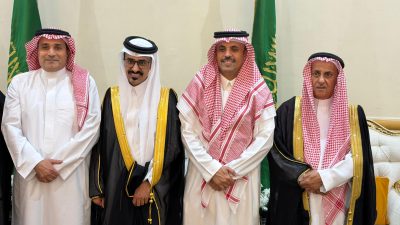 وسط حضورٍ لافتٍ لكبار الشخصيات والوجهاء.. “الرشيد” و”الشدى” يحتفلون بزواج “محمد” في محافظة الخرج