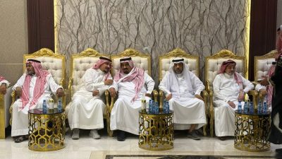 مأدبة عشاء احتفاءً بسلامة رجل الأعمال سعود عوضه النفيعي