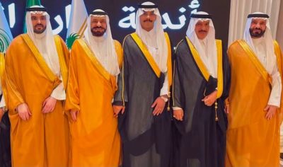 الأمراء(نايف الشعلان) و (سعود الشعلان) و (فيصل الشعلان) يشرفون حفل زواج ابن السفيرعبدالله العنزي المهندس (عبدالعزيز) بالعاصمة الرياض