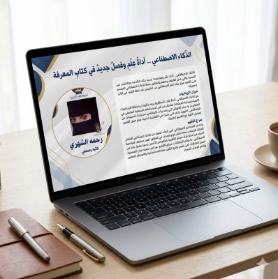الذكاء الاصطناعي.. أداةُ عِلمٍ وفصلٌ جديدٌ في كتابِ المعرفة