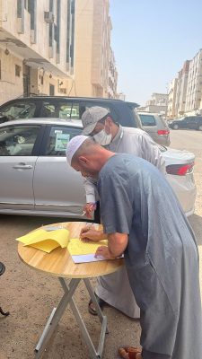 تزامنًا مع يوم عرفة .. جمعية نفس للأمراض التنفسية وأمراض النوم تنفذ مبادرة توزيع السلال الغذائية