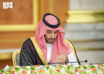 سمو ولي العهد يرأس جلسة مجلس الوزراء في جدة