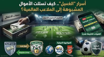 أسرار “الغسيل الأبيض”.. كيف تسللت الأموال المشبوهة إلى الملاعب العالمية؟