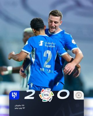 الهلال يهزم الشباب بثنائية ويواصل صدارة دوري روشن